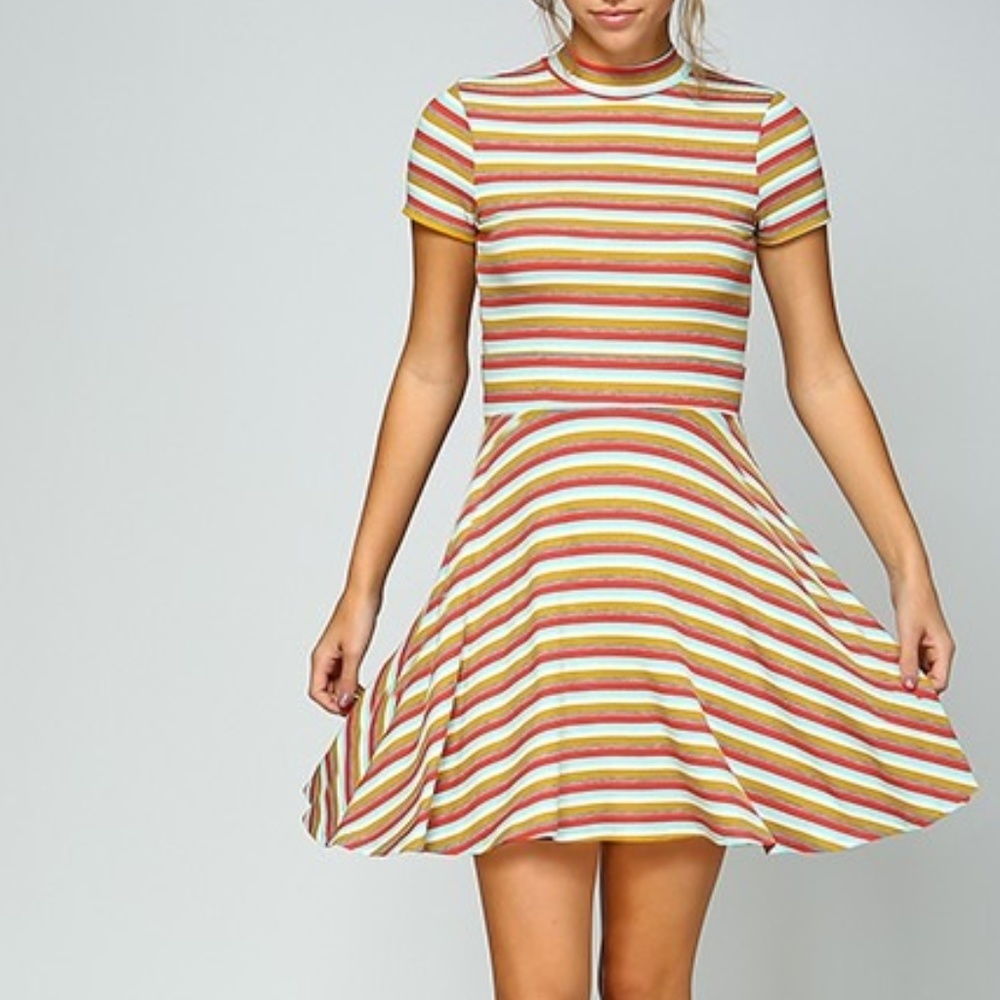 Vintage Inspired Fit & Flare Dress